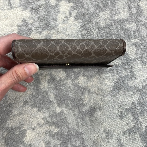 Nina Ricci Leather Compact Kisslock Wallet Classic Casual Everyday - Picture 6 of 17